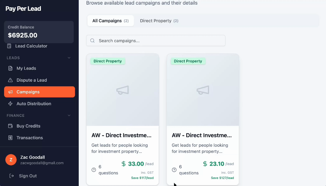 Step 2 — Choose Your Campaign